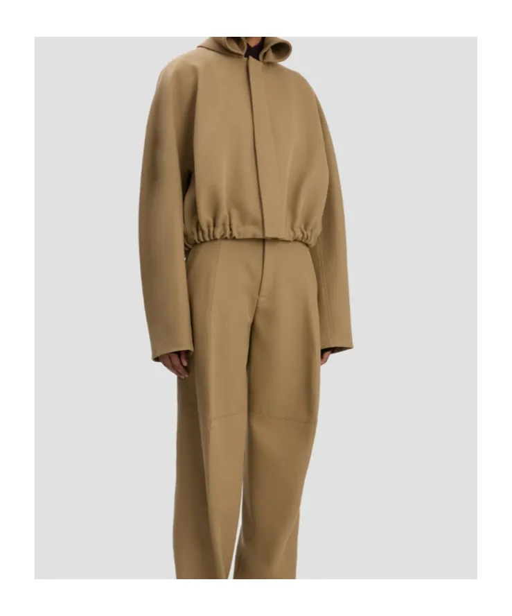Oversized Roll Neck Bomber Jacket