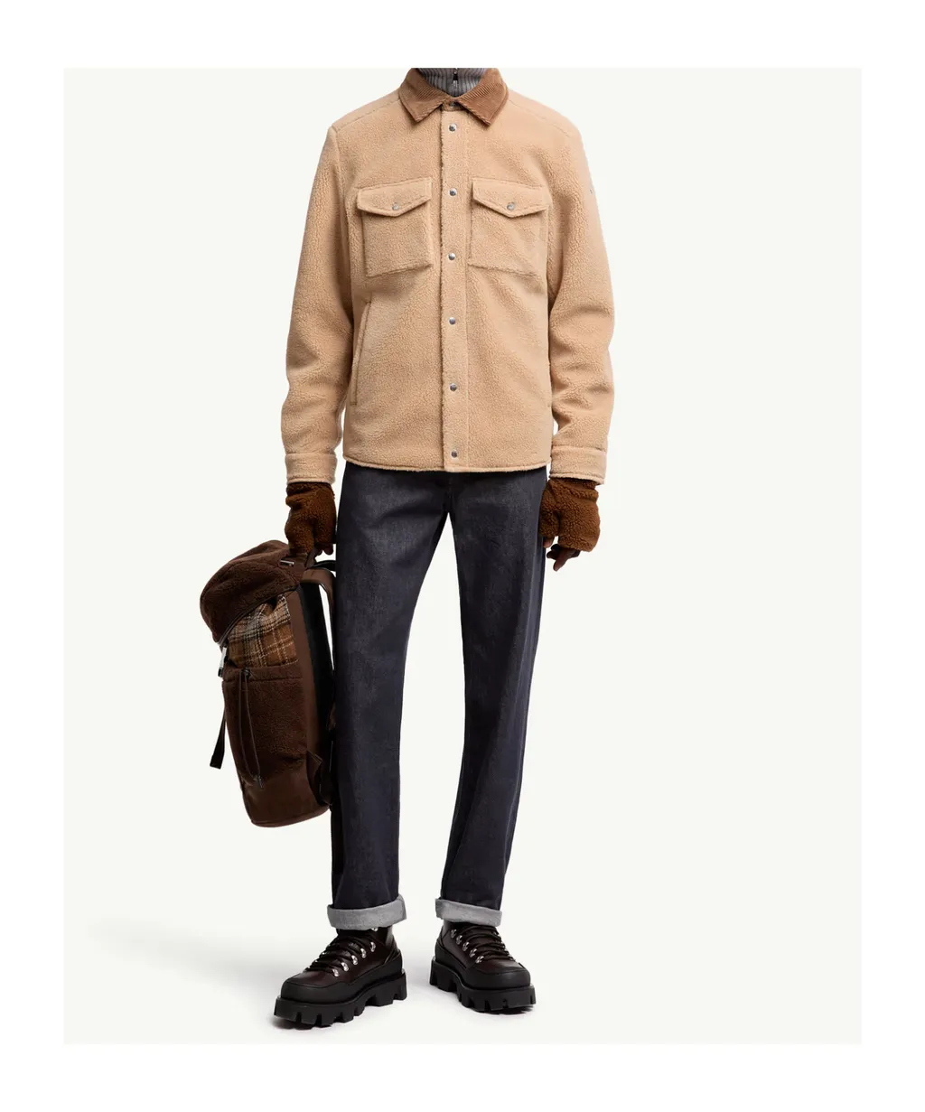 Moncler Button-Up Long Sleeved Overshirt