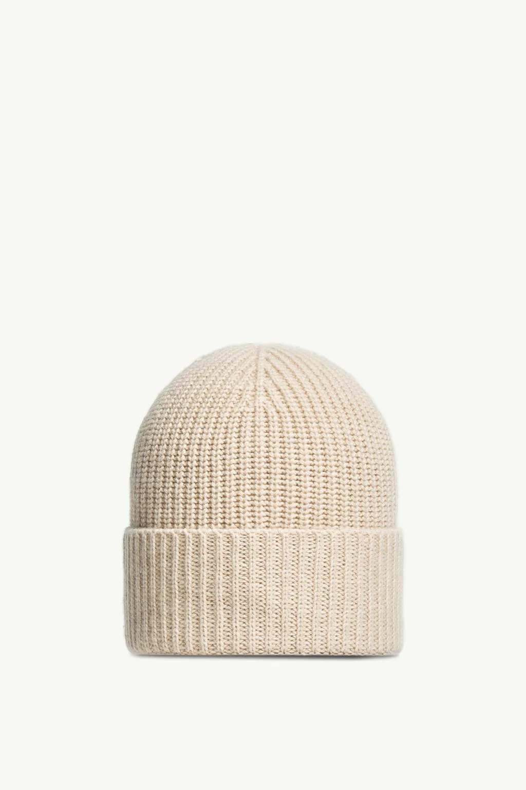 Moncler Logo Patch Knitted Beanie