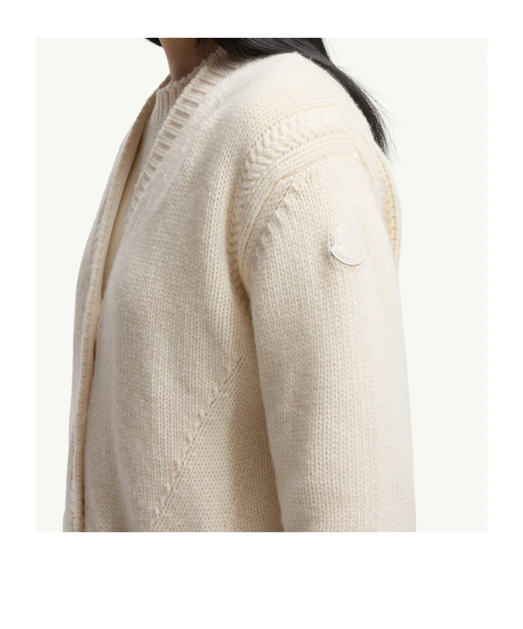 Moncler V-Neck Button-Up Cardigan