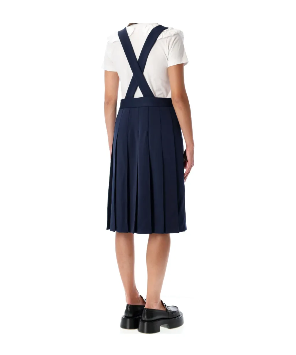 Comme Des GarÇOns Girl Midi Suspender Skirt