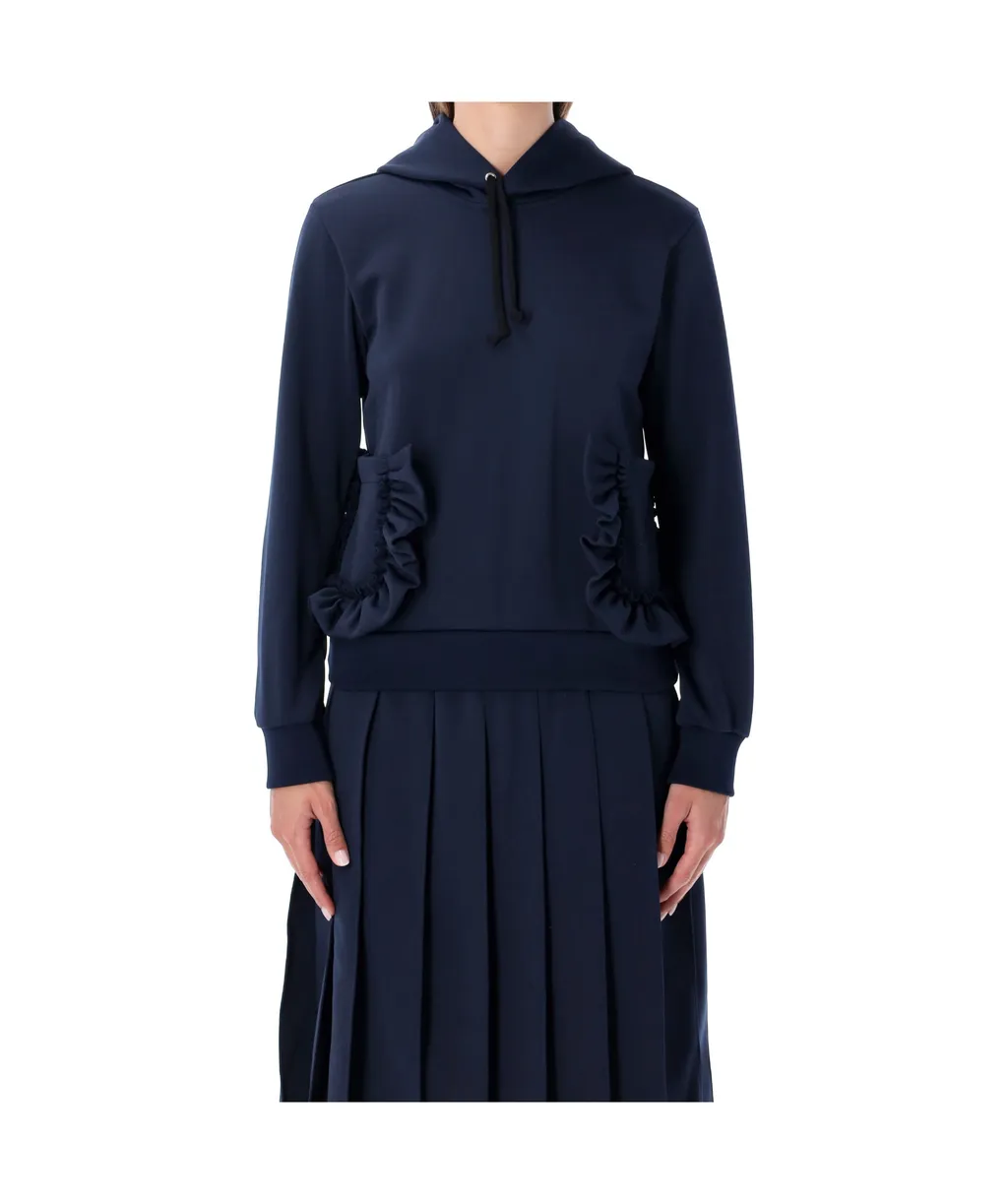 Comme Des GarÇOns Girl Ruffle Pocket Hoodie