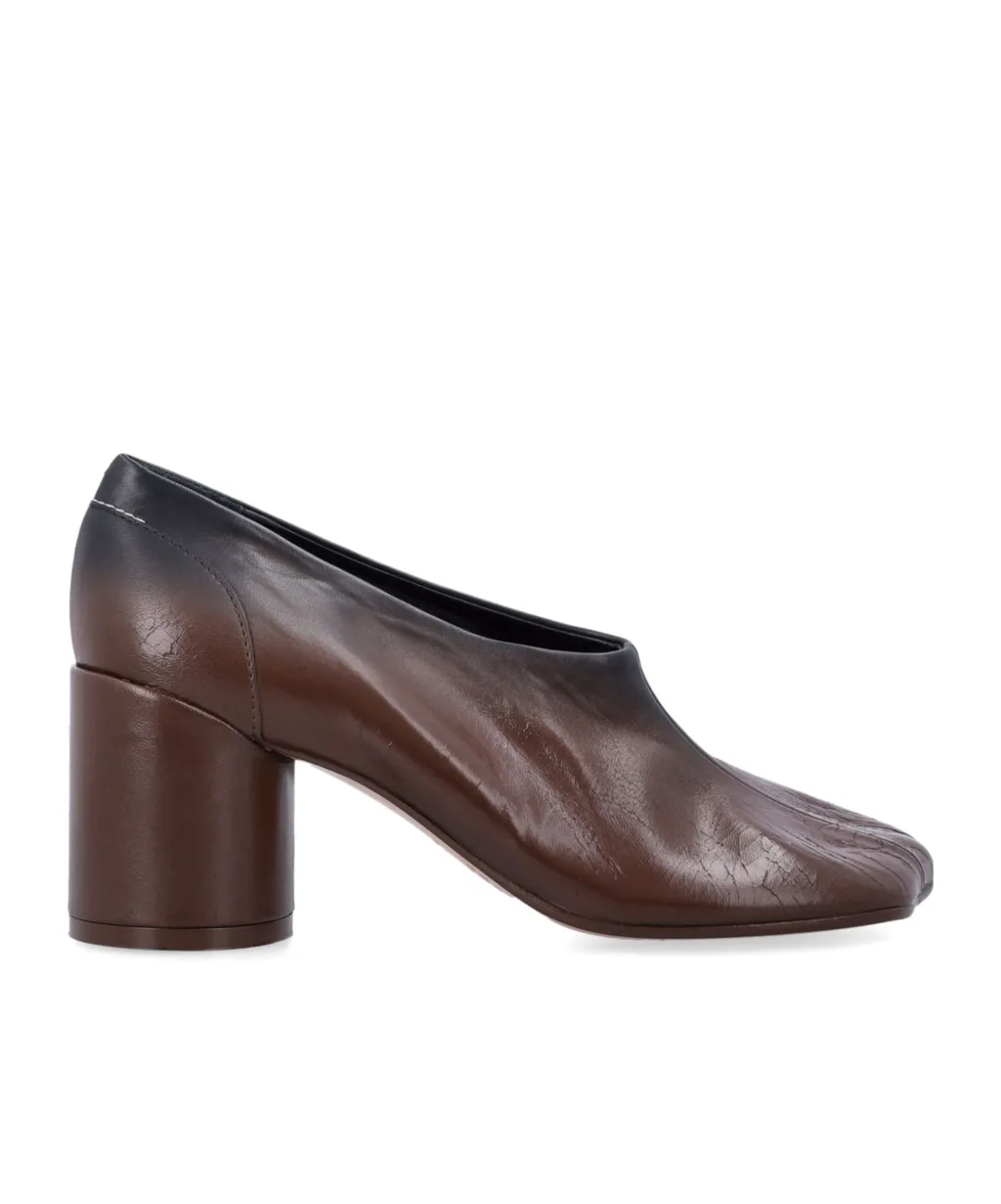Mm6 Maison Margiela Anatomic Block-Heel Pumps