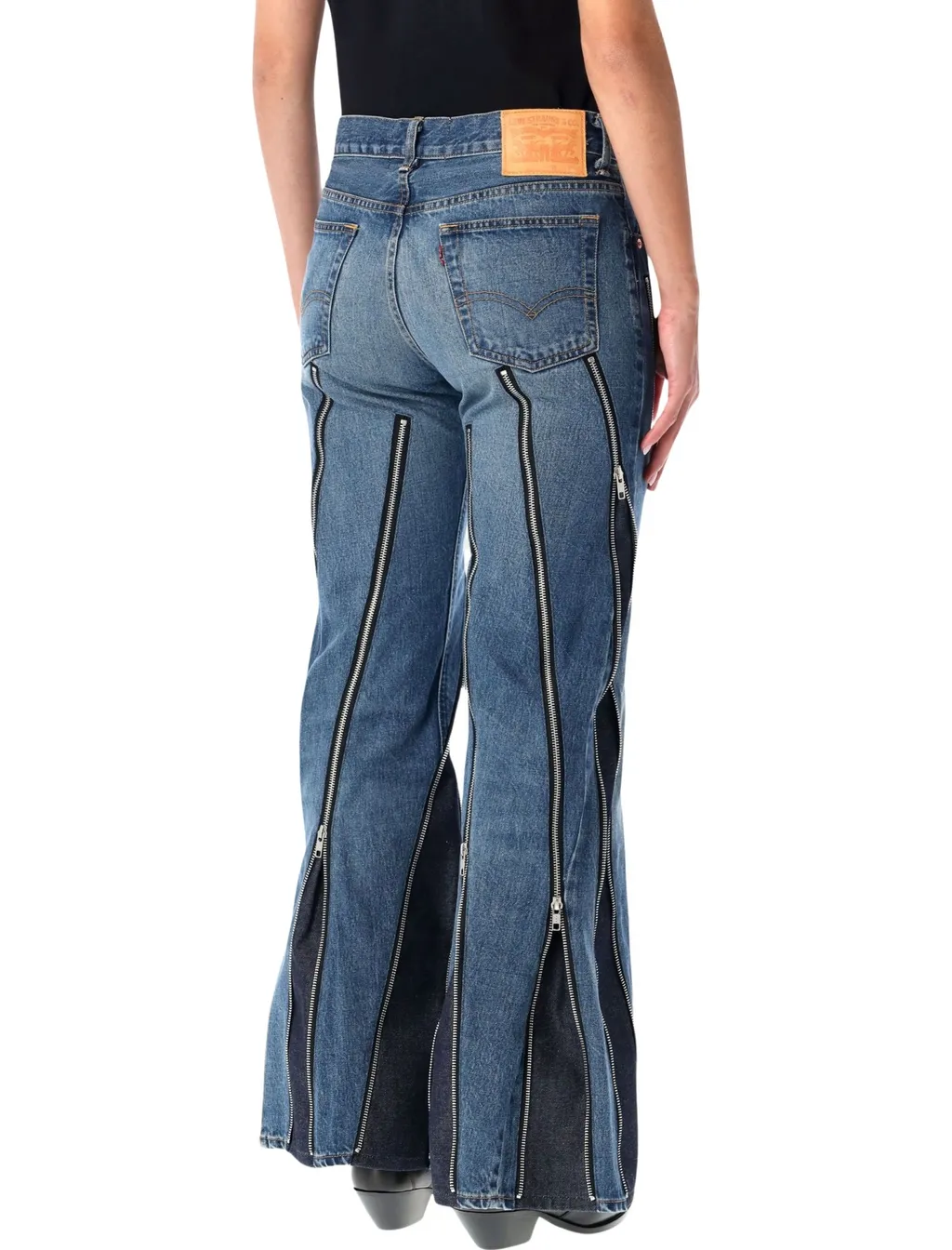Junya Watanabe Zip Detailed Jeans