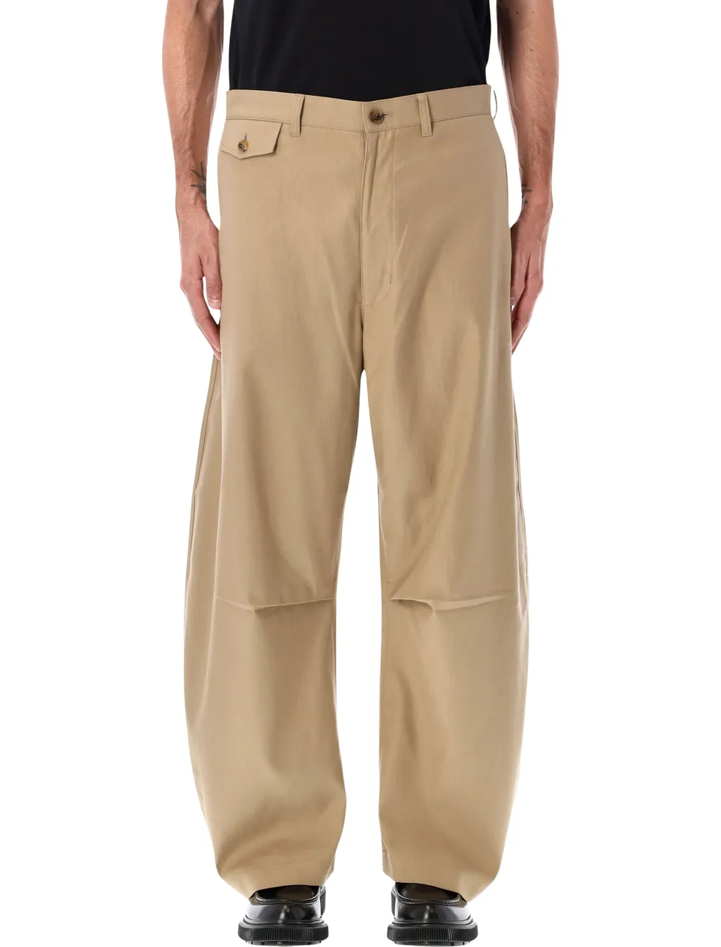Wide-Leg Casual Pants