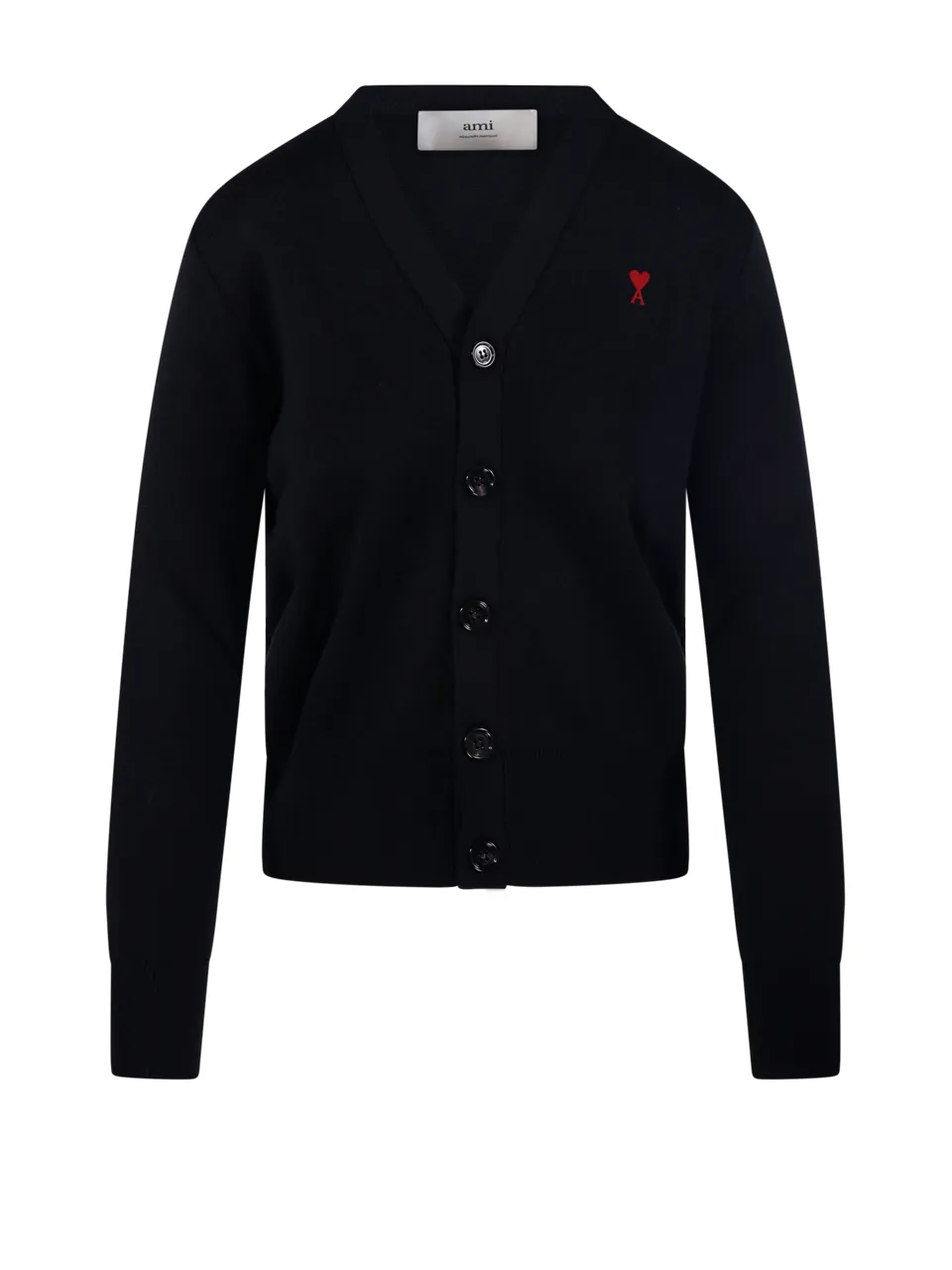 Ami V-Neck Buttoned Cardigan