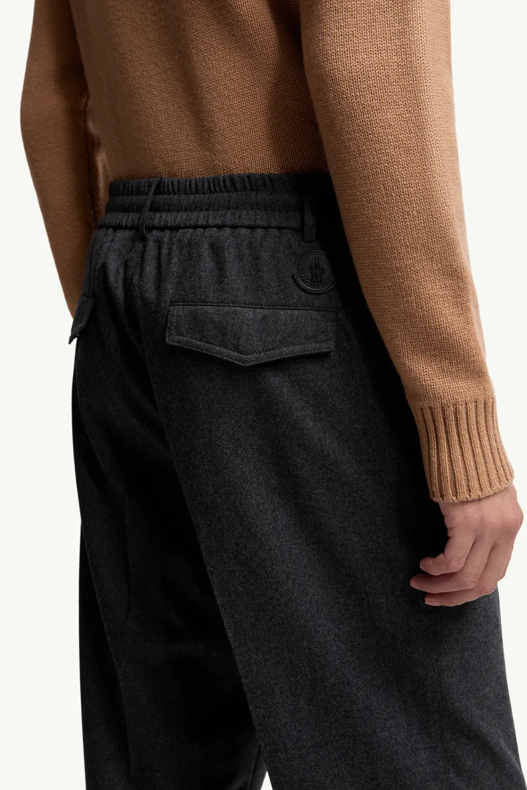 Moncler Flannel Tailored Trousers