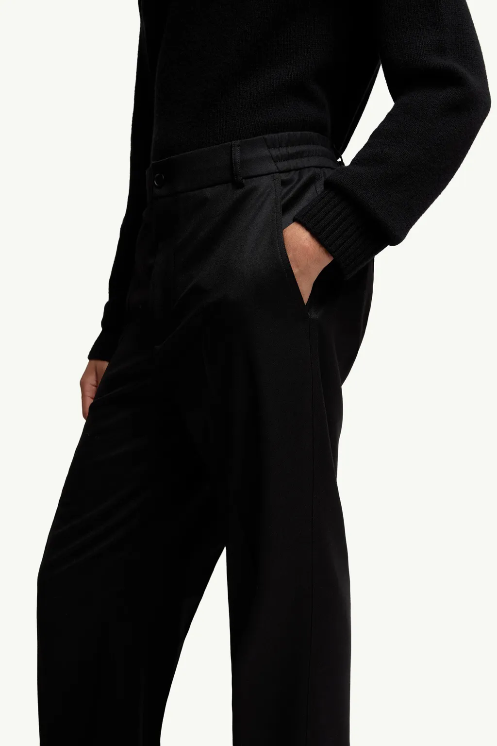 Moncler Flannel Tailored Trousers