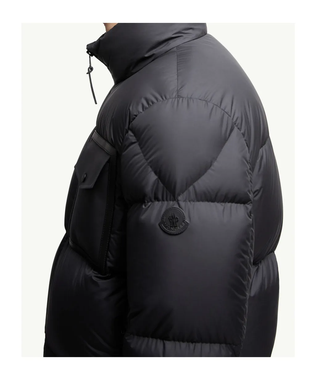 Moncler Chinon Square-Quilted Short Puffer Jacket