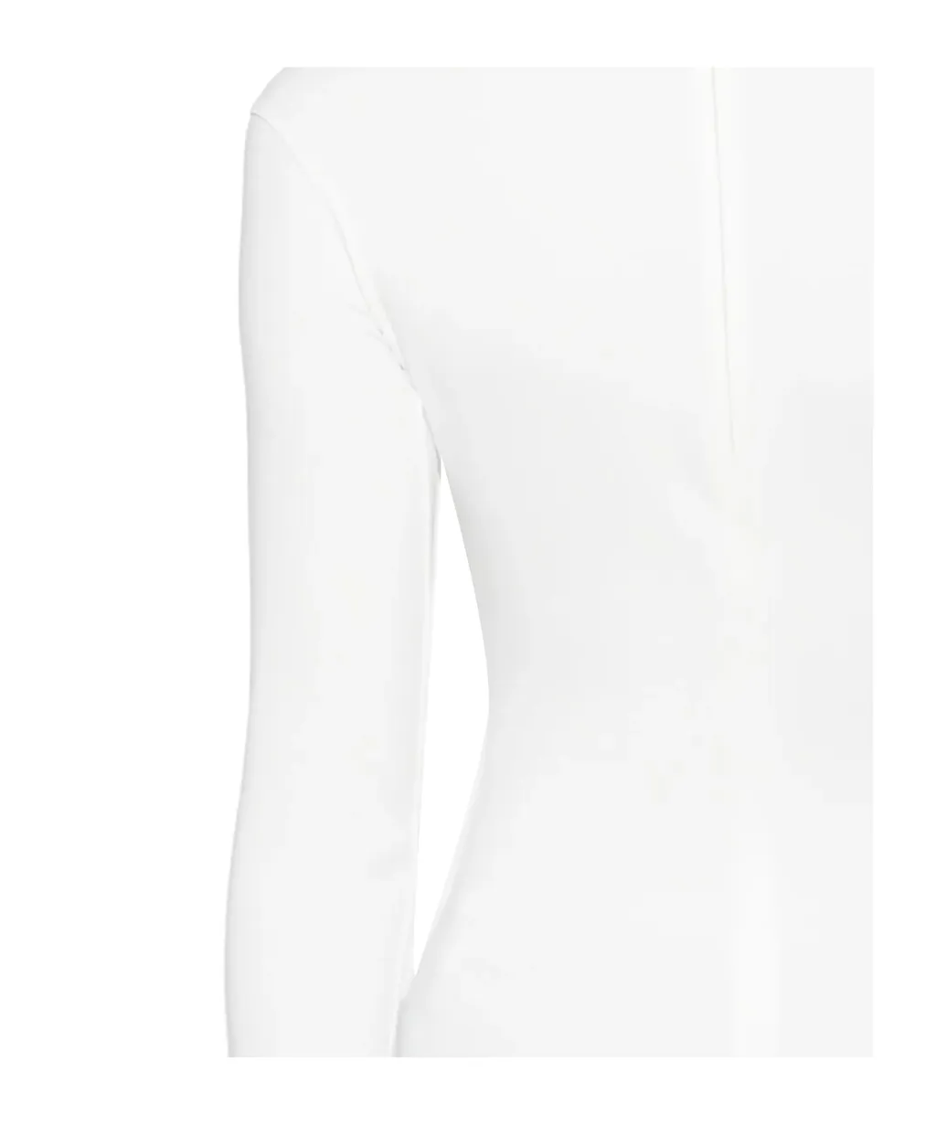 Mugler Star Cutout Long-Sleeve Top
