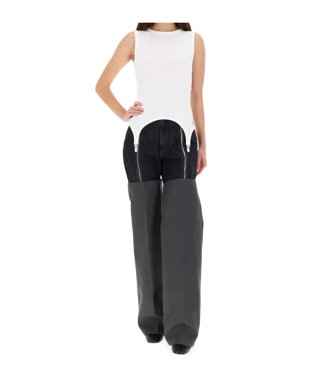Jean Paul Gaultier The Logo Patch Gaiters