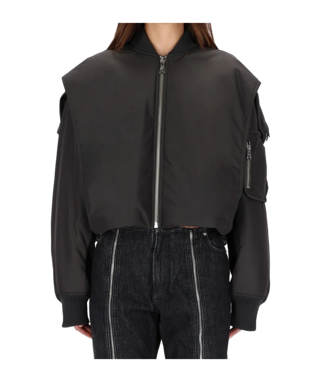 Jean Paul Gaultier Hooded Bomber Jacket