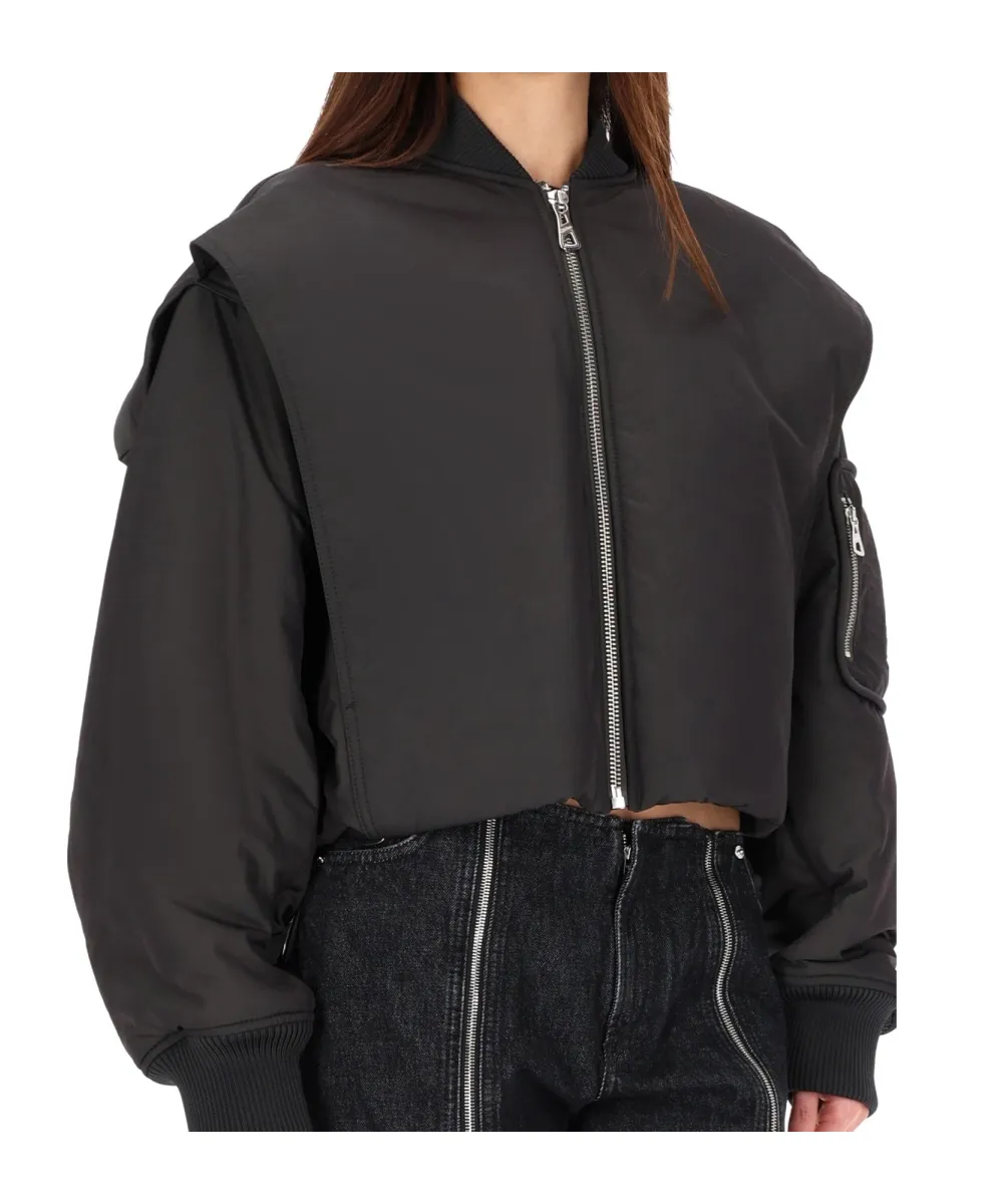 Jean Paul Gaultier Hooded Bomber Jacket