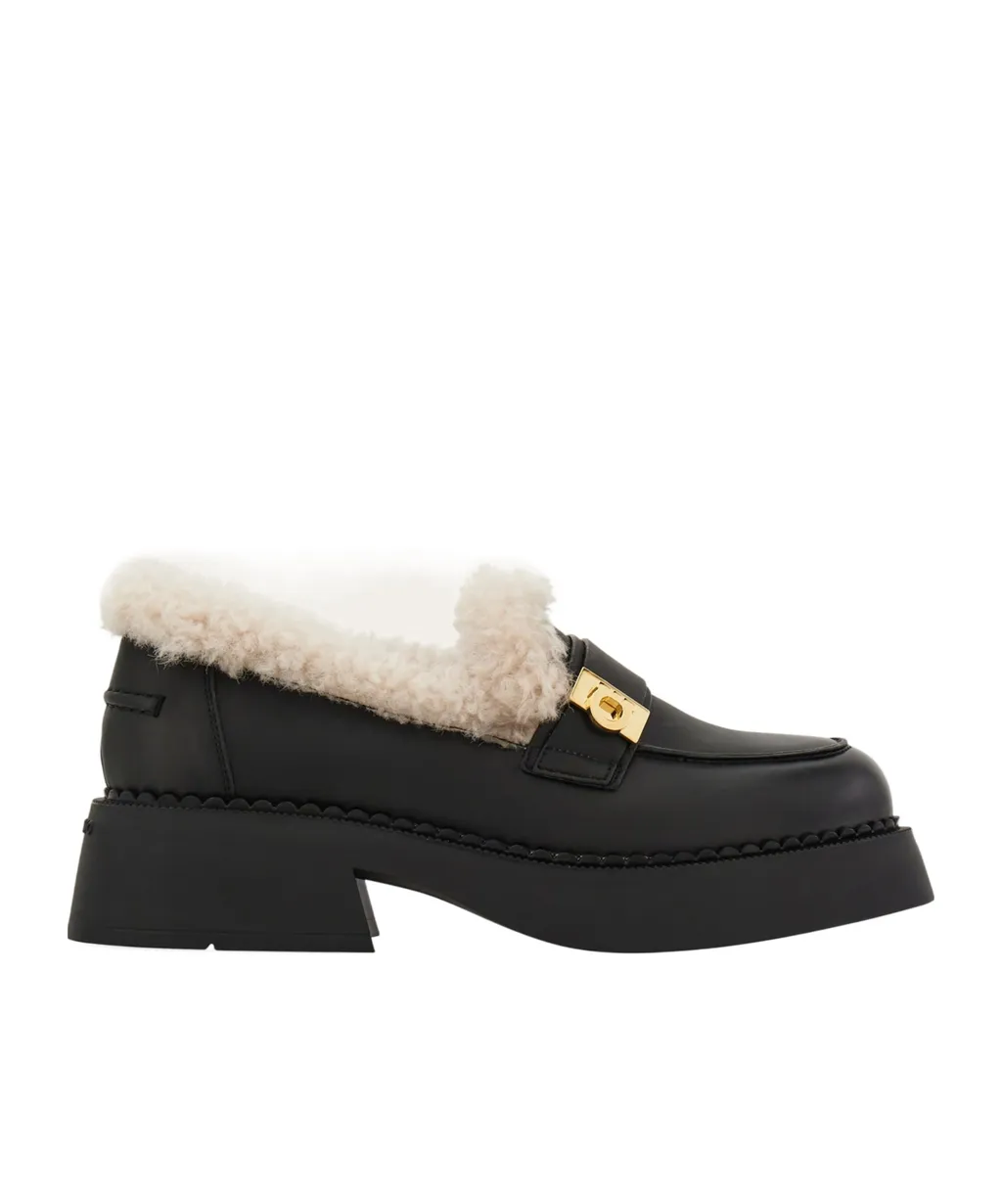 Ferragamo Hug Buckle Detailed Loafers