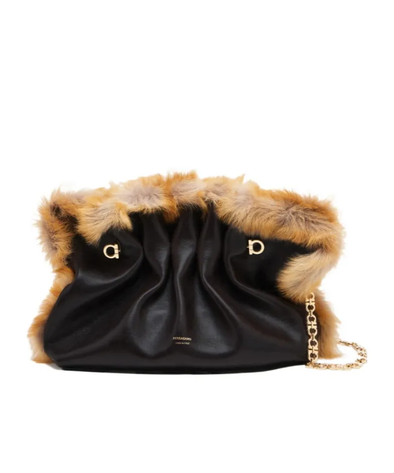 Ferragamo Gathered-Detail Soft Tote Bag