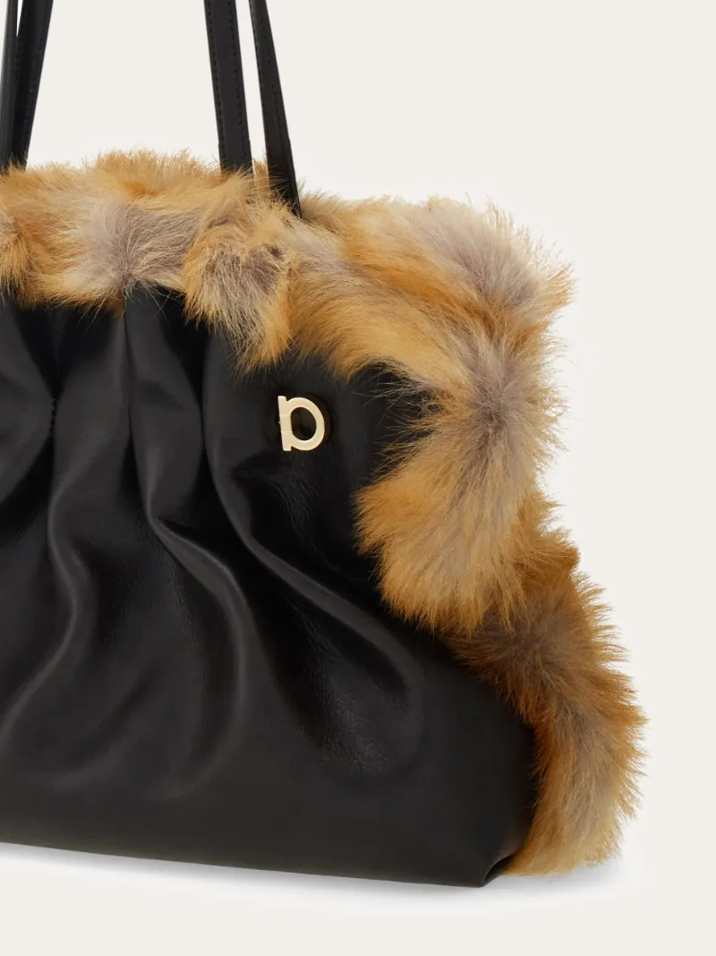 Ferragamo Gathered-Detail Soft Tote Bag