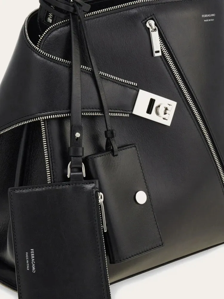 Ferragamo Hug Soft Large Shoulder Bag