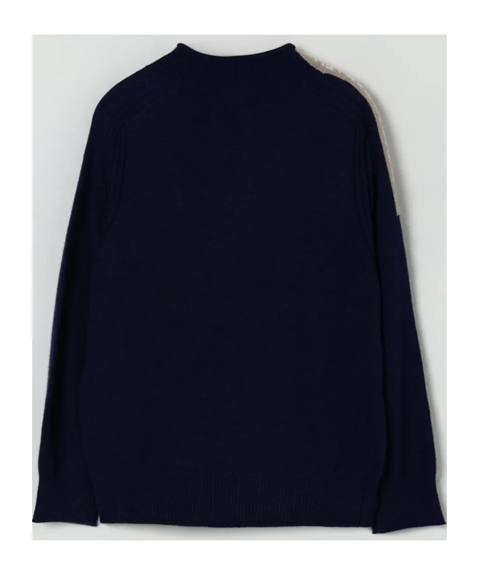 Emporio Armani Kids Logo Motif Zipped Cardigan