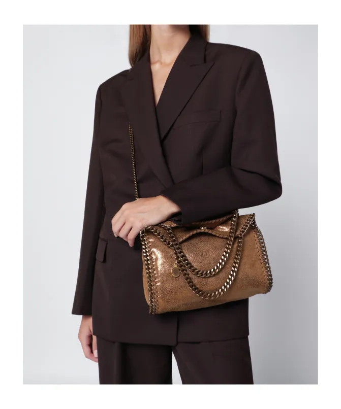 Stella Mccartney Metallic Effect Mini Shoulder Bag