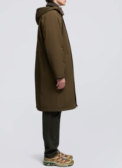 Aspesi Corduroy-Collar Hooded Coat