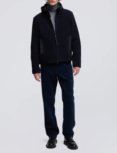 Removable-Brimmed Casual Jacket