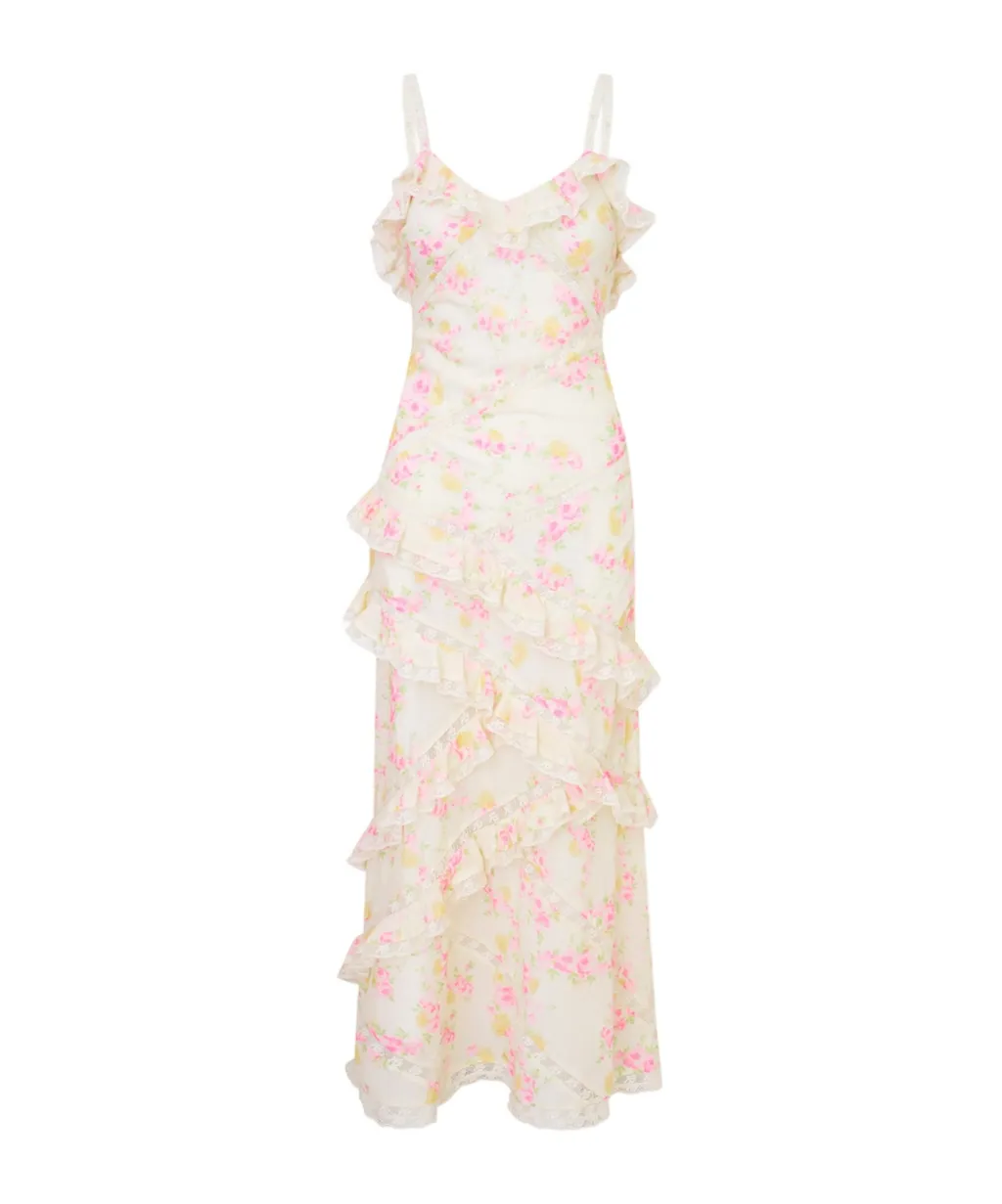 Loveshackfancy Nocelle Ruffled Maxi Dress