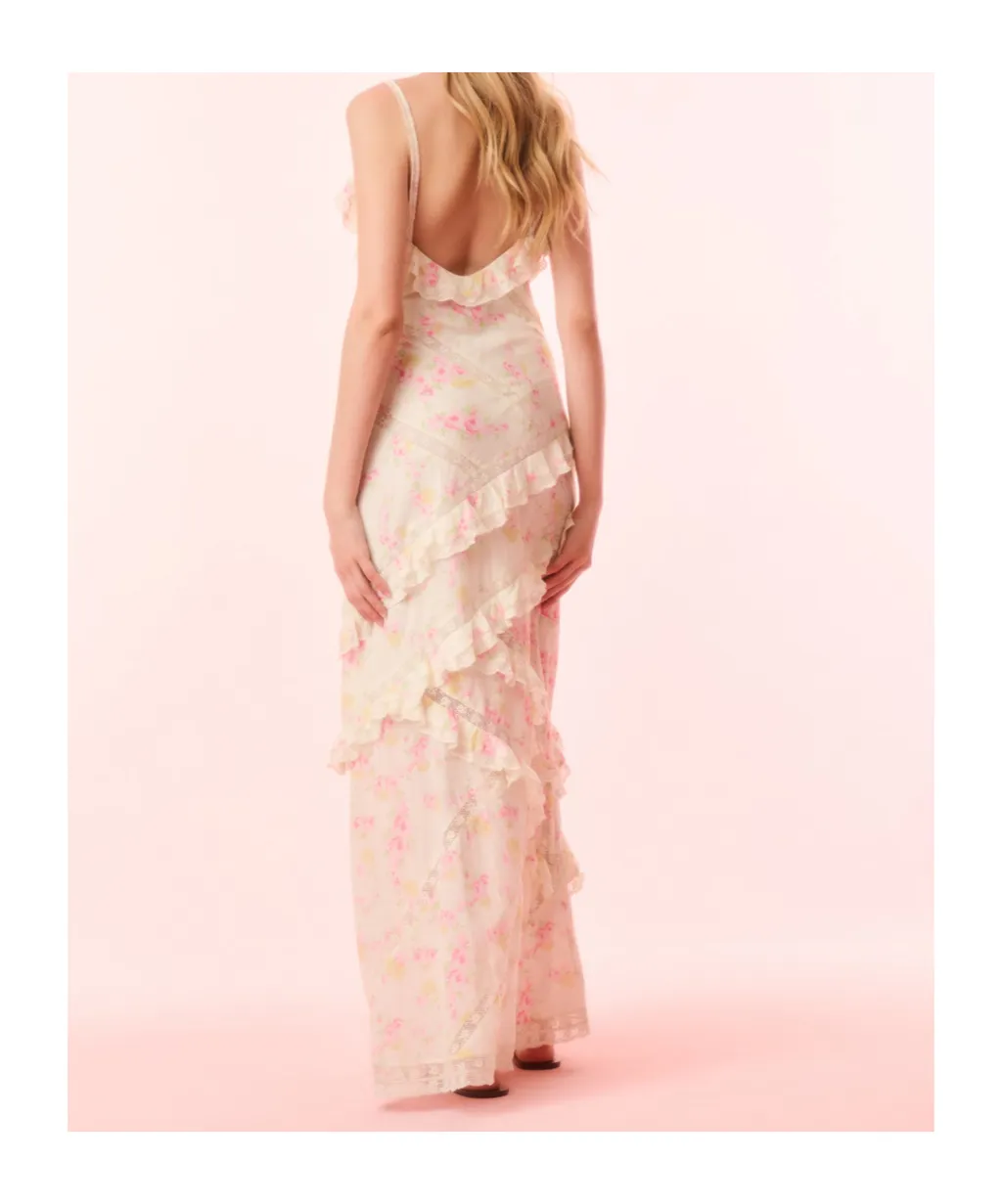Loveshackfancy Nocelle Ruffled Maxi Dress