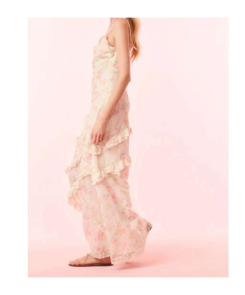 Loveshackfancy Nocelle Ruffled Maxi Dress