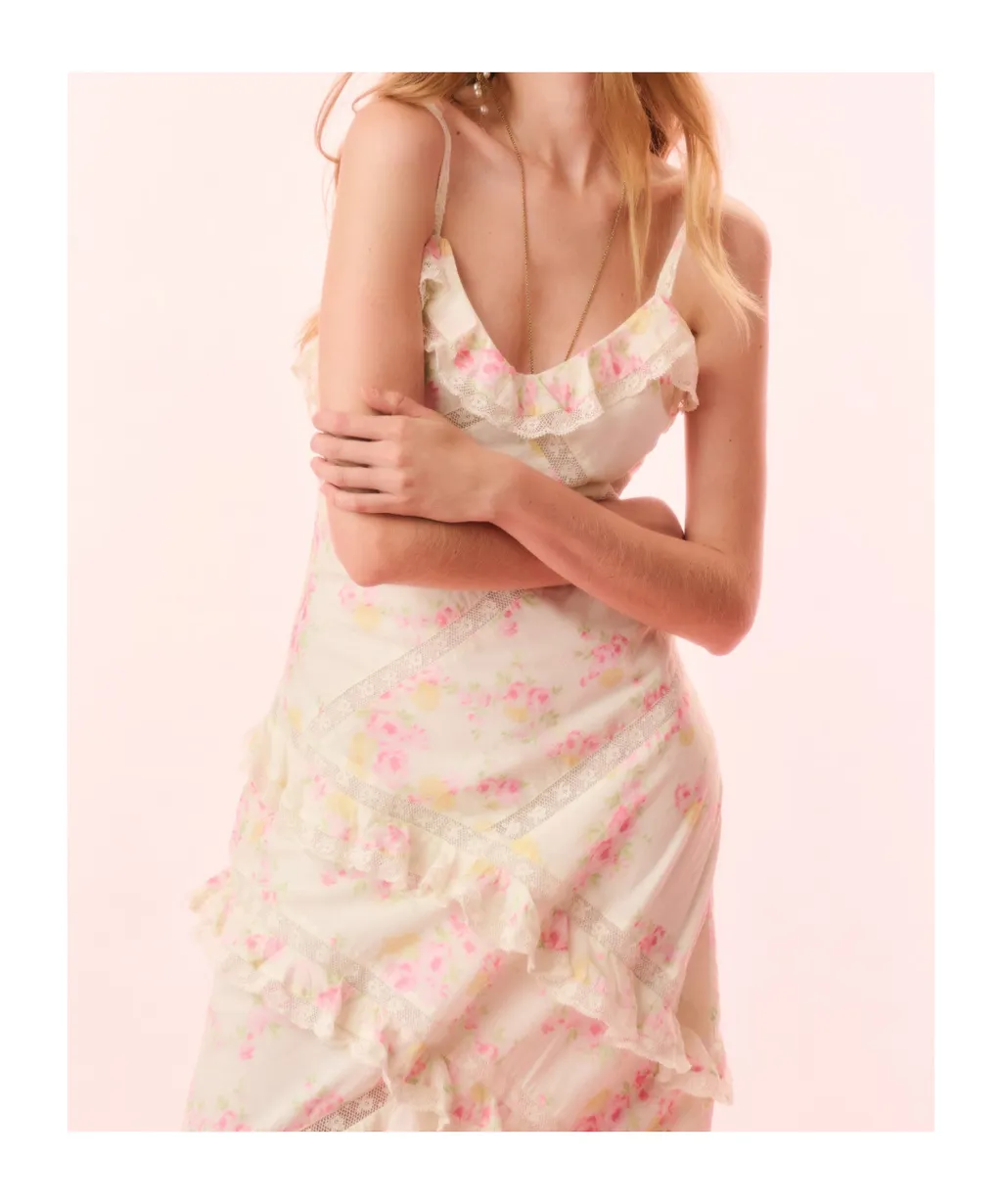 Loveshackfancy Nocelle Ruffled Maxi Dress