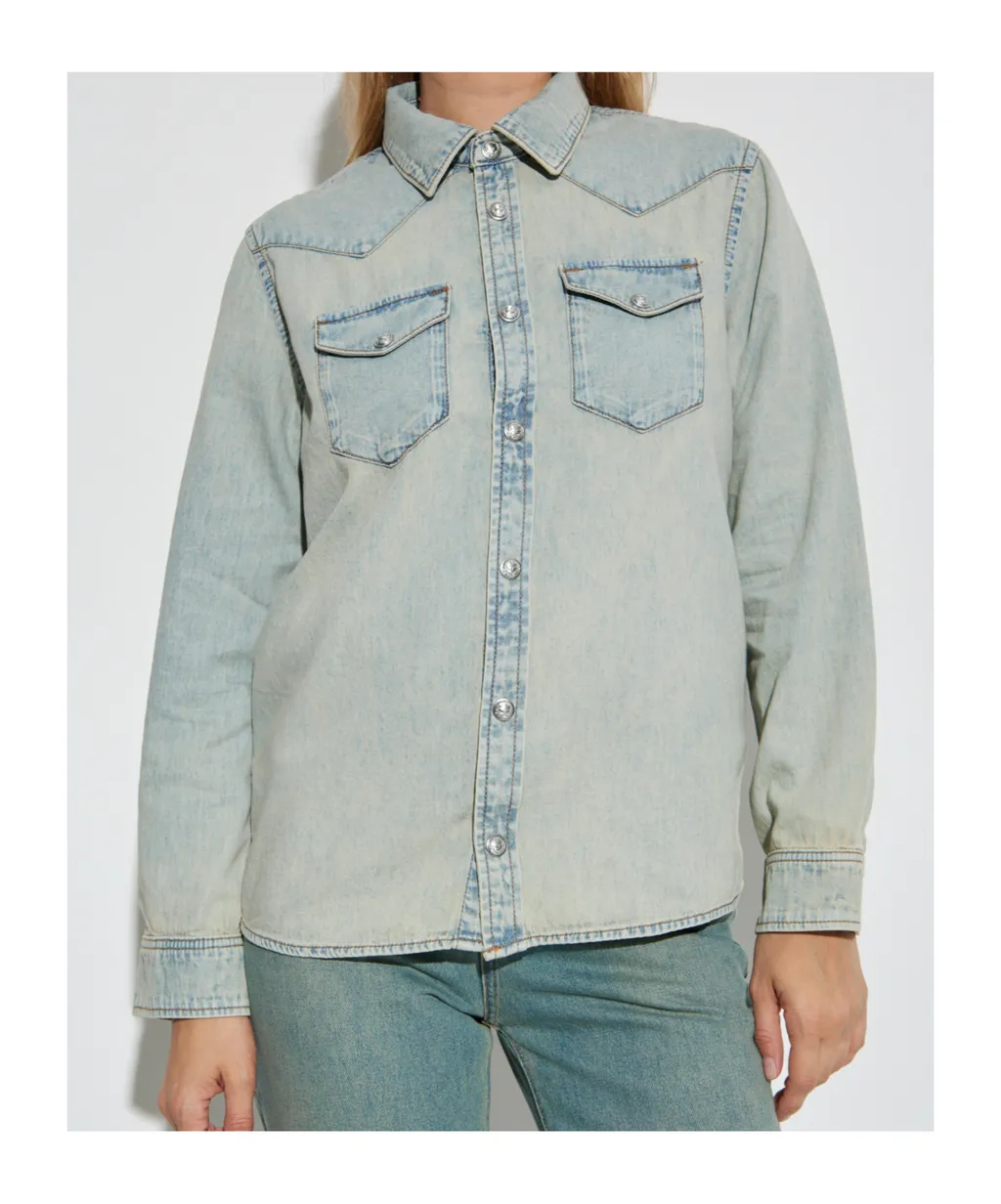 Saby Stud-Embellished Denim Shirt