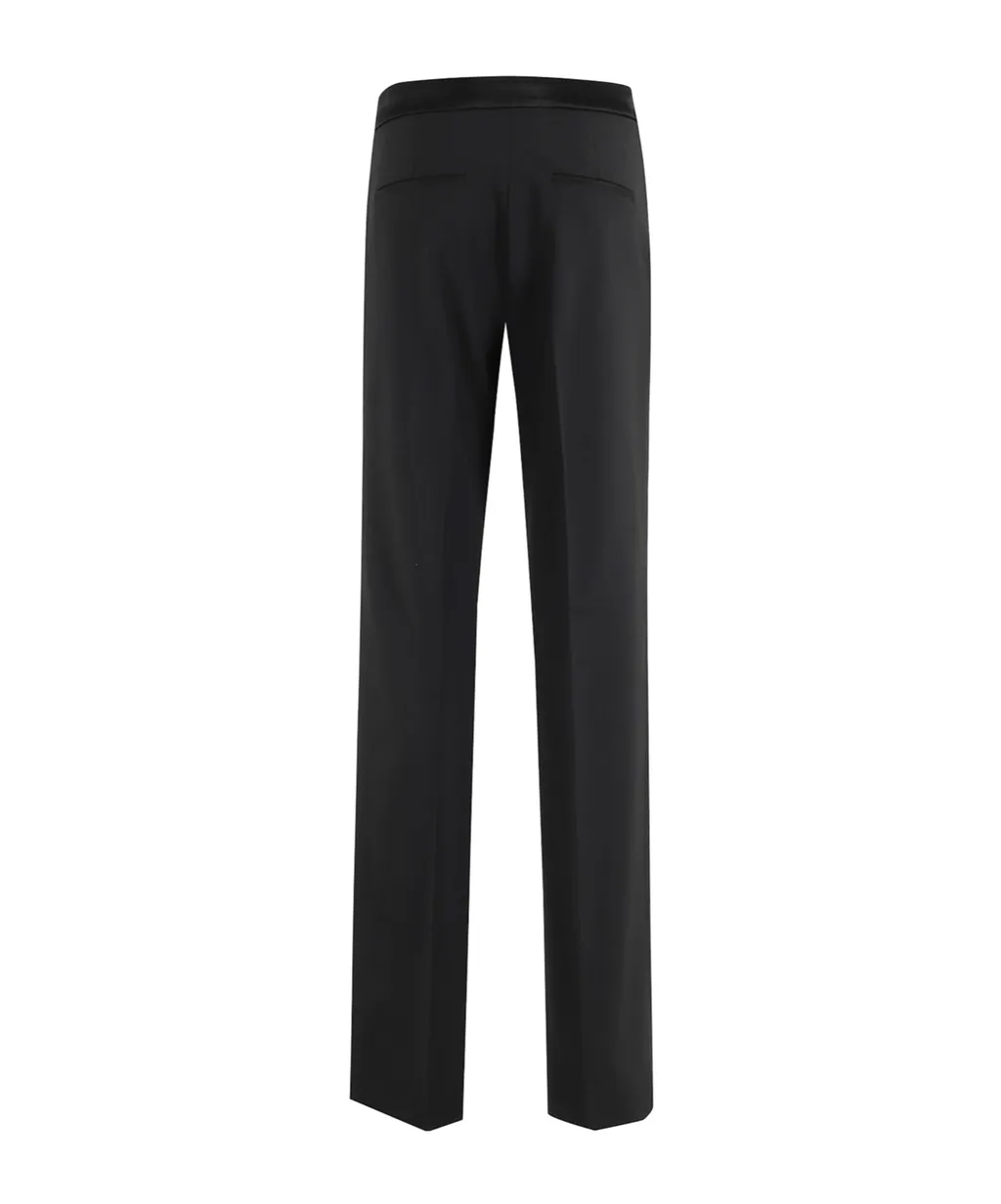 Pleated Zipper Casual Pants