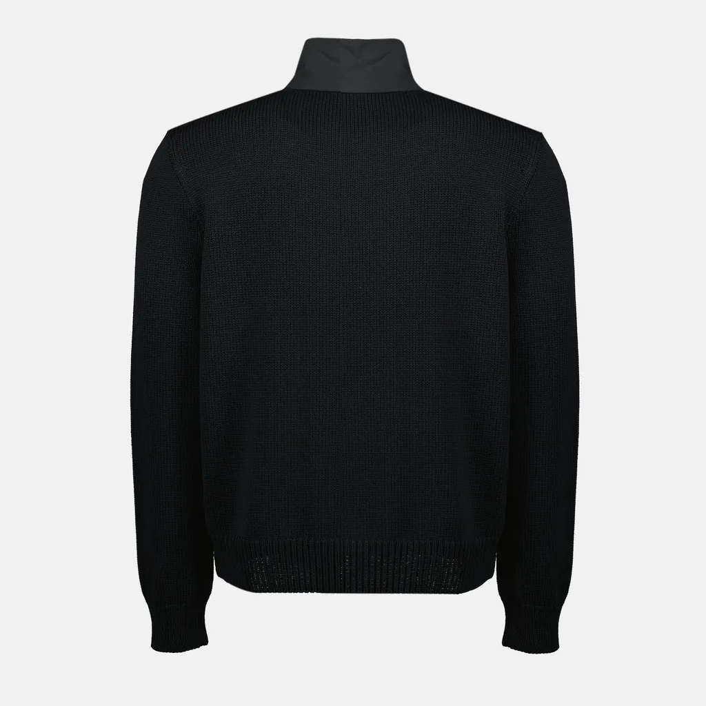 Moncler Matt Effect Zipped Cardigan