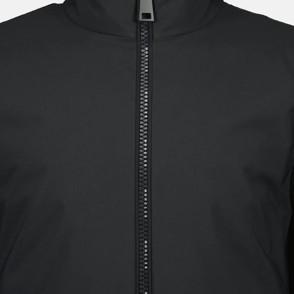 Moncler Matt Effect Zipped Cardigan