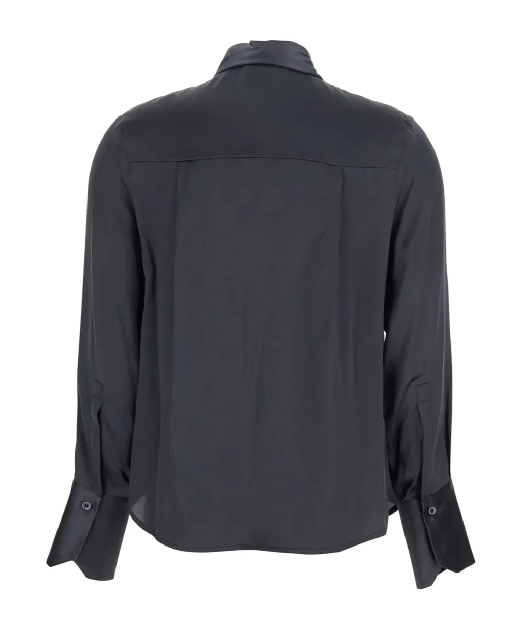 Semi Couture Classic Collar Silk Shirt