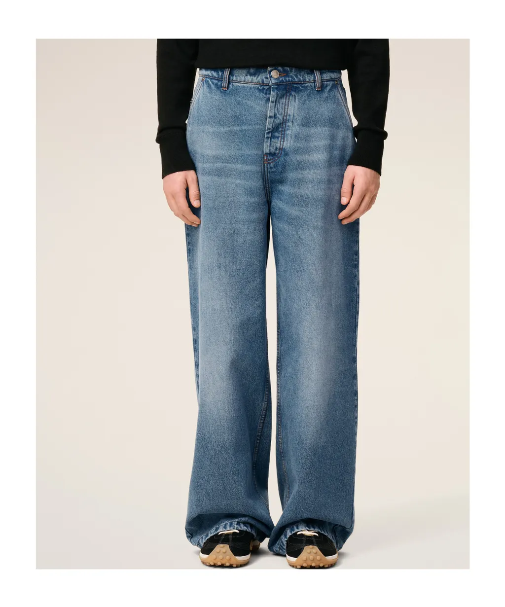 Ami Paris Wide Leg Jeans