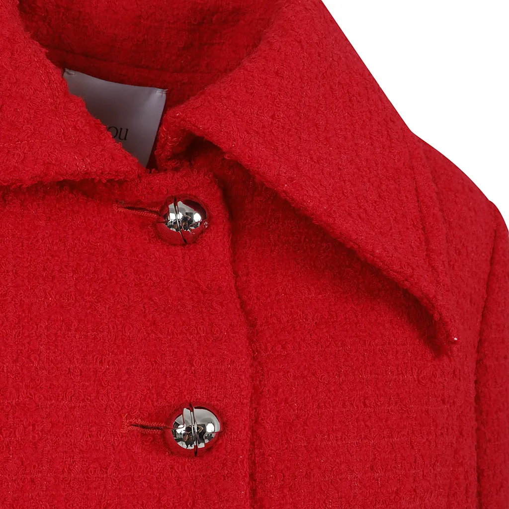 Patou Cropped Buttoned Jacket