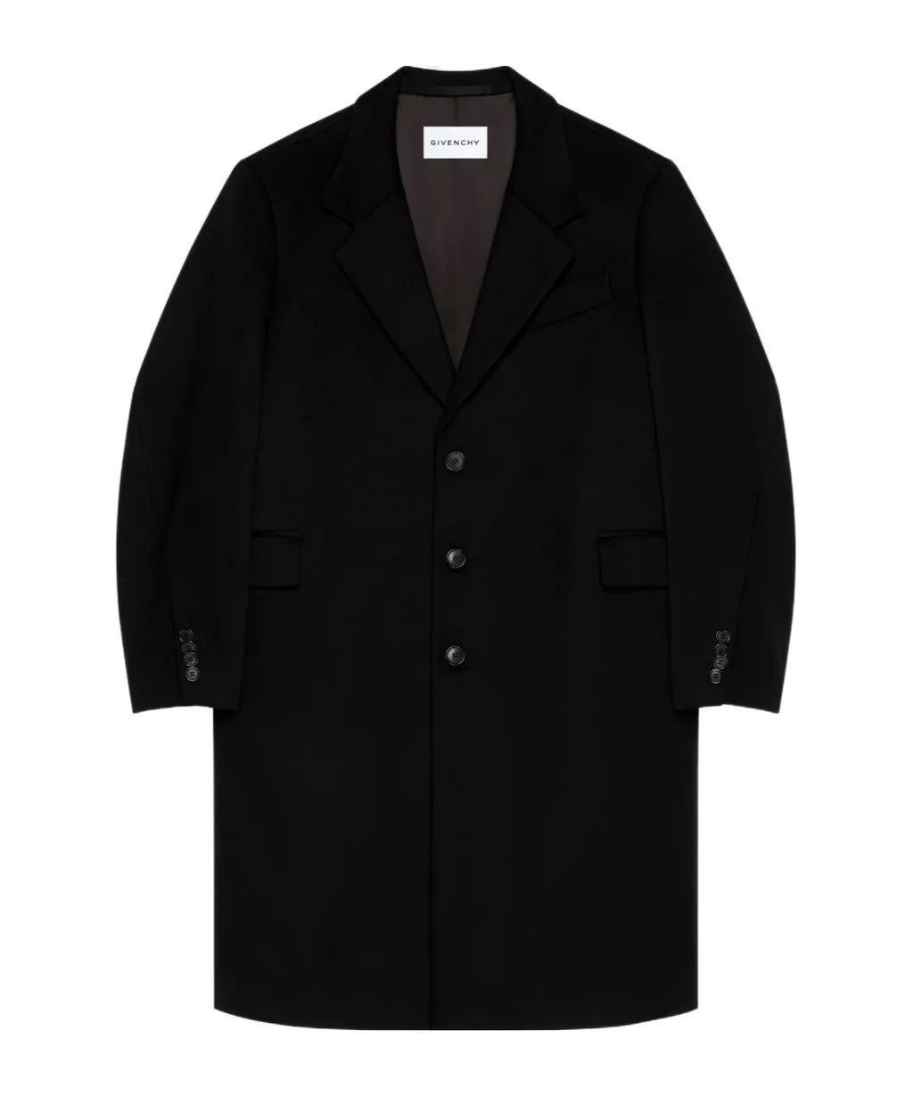 Coat In Wool And Cashmere