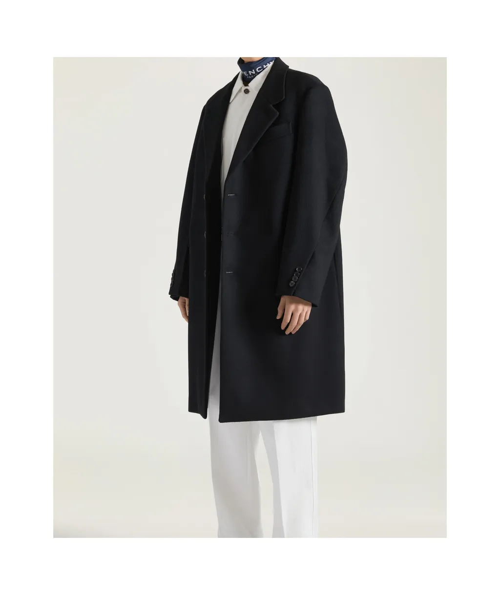 Coat In Wool And Cashmere