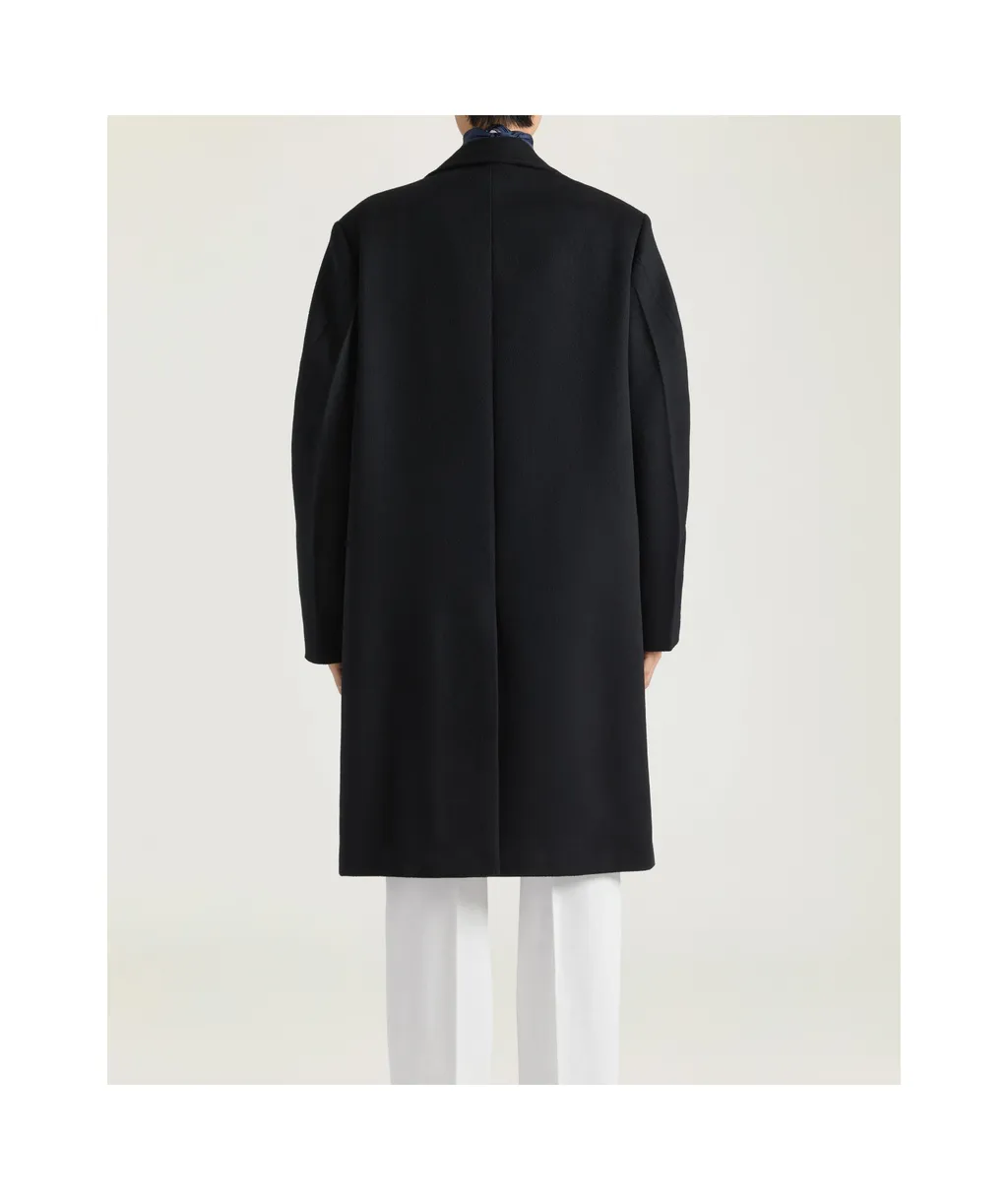 Coat In Wool And Cashmere