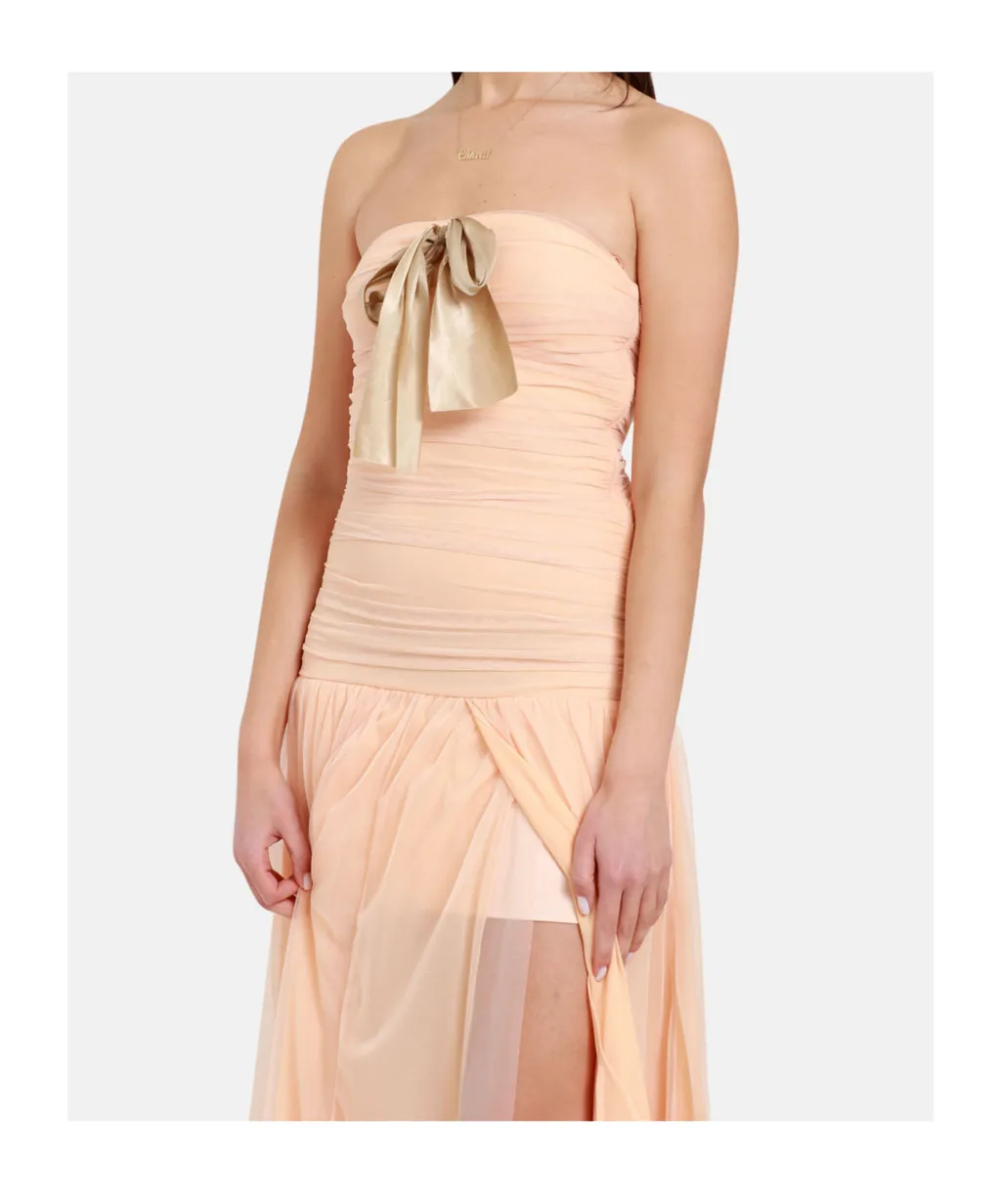 Bow Strapless Dress