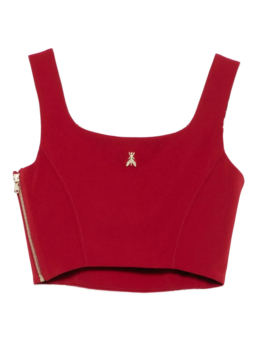 Seamed-Panel Zip-Fastening Top