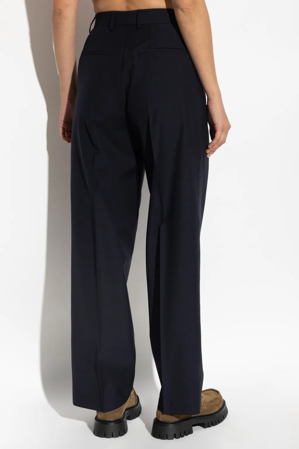 Pleated-Front Trousers