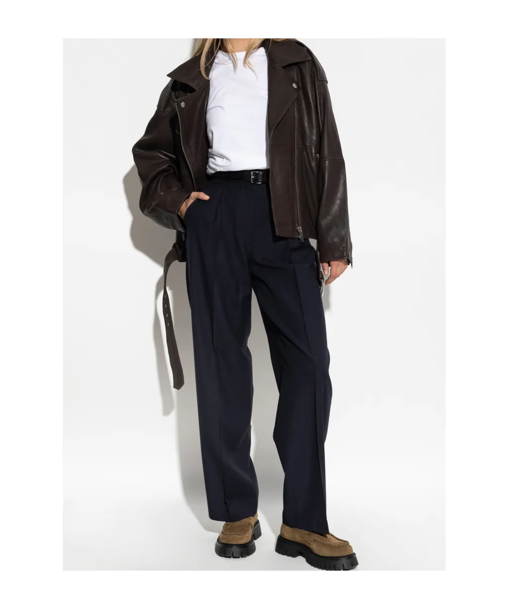Pleated-Front Trousers