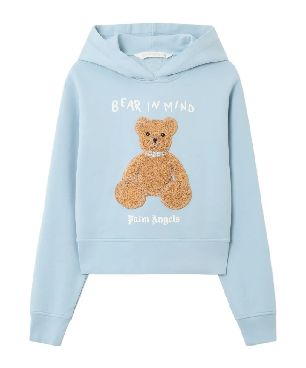 Palm Angels Teddy Bear Motif Hoodie