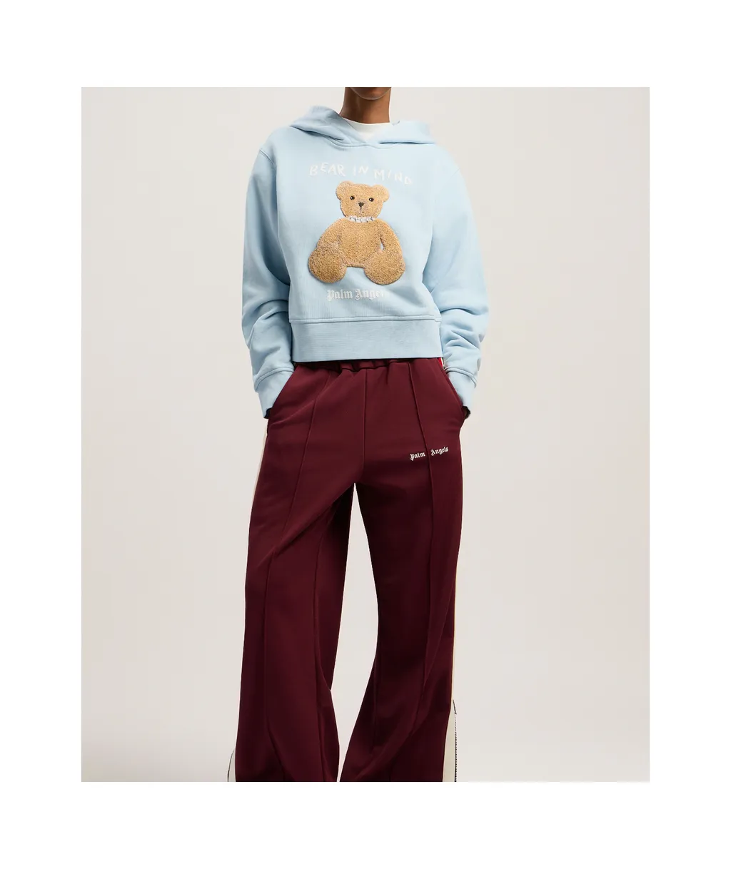 Palm Angels Teddy Bear Motif Hoodie
