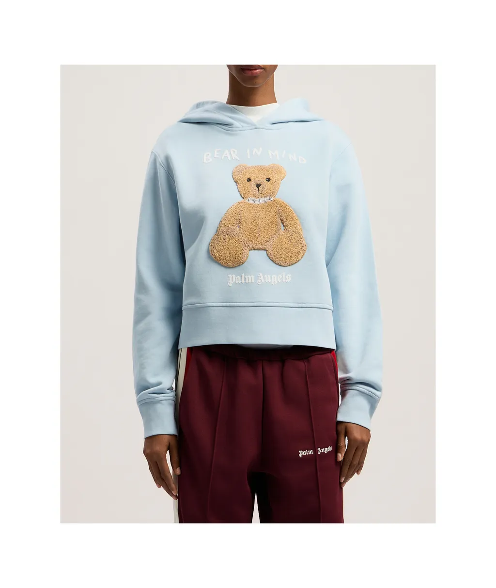 Palm Angels Teddy Bear Motif Hoodie