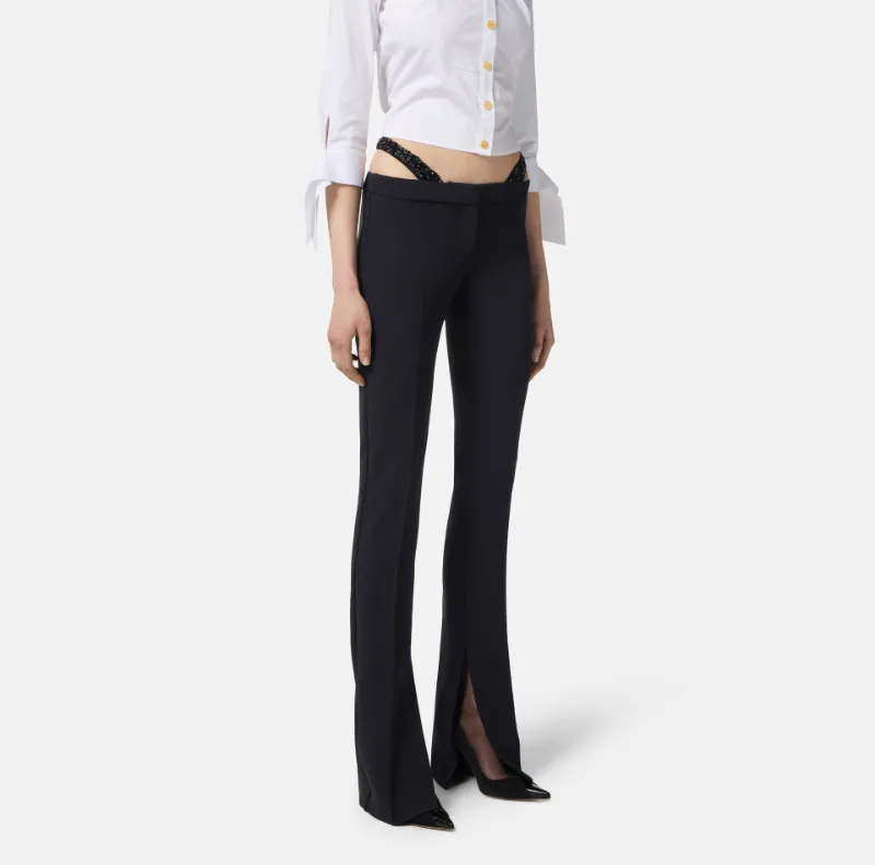 Elisabetta Franchi Embellished Trousers