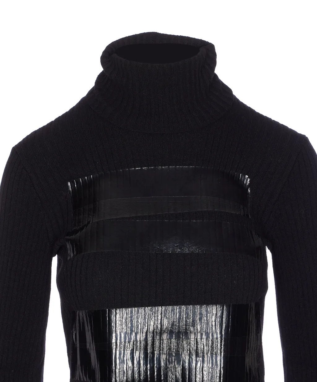 Mm6 Maison Margiela Turtleneck Knit Sweater