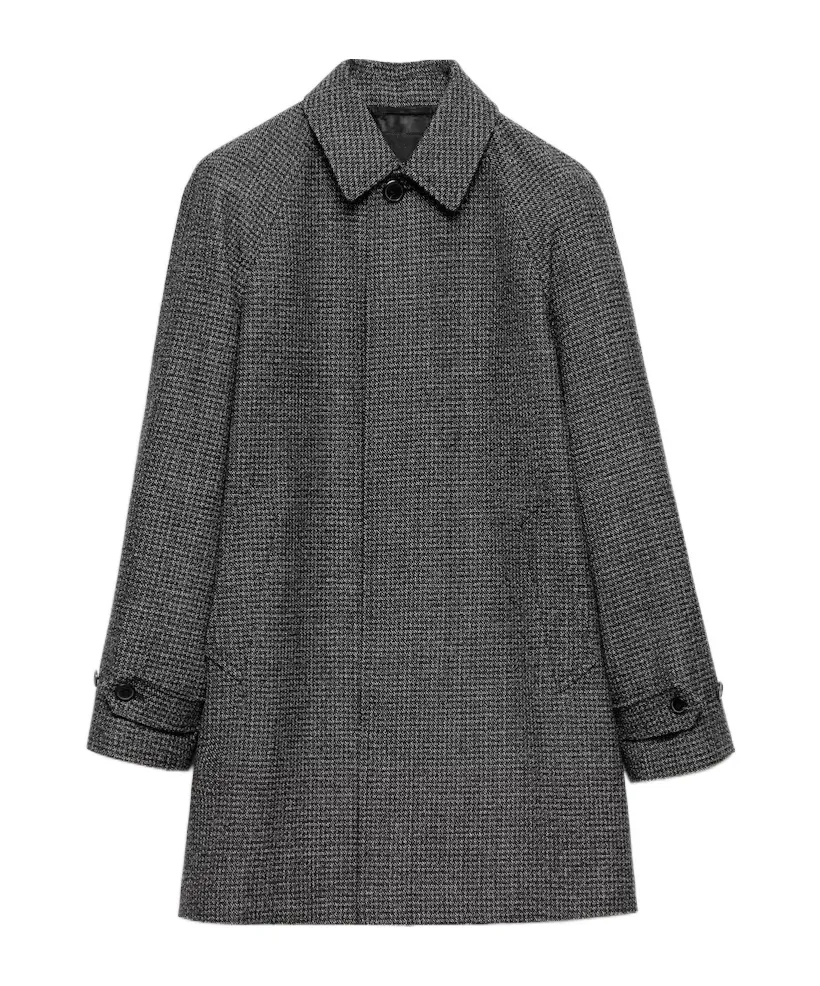 Prada Long-Sleeved Button-Up Coat