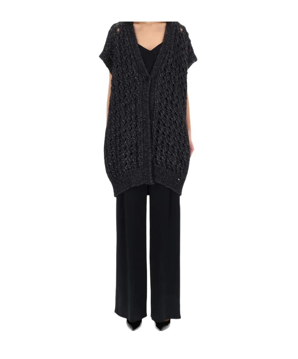 Herno Sleeveless Knitted Cardigan